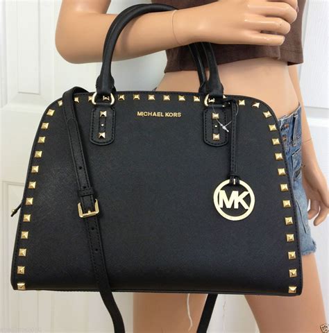 black michael kors purse amazon|michael kors black ribbed purses.